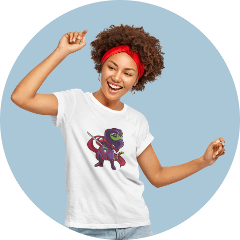 Ninja Dinosaur T-Shirt4